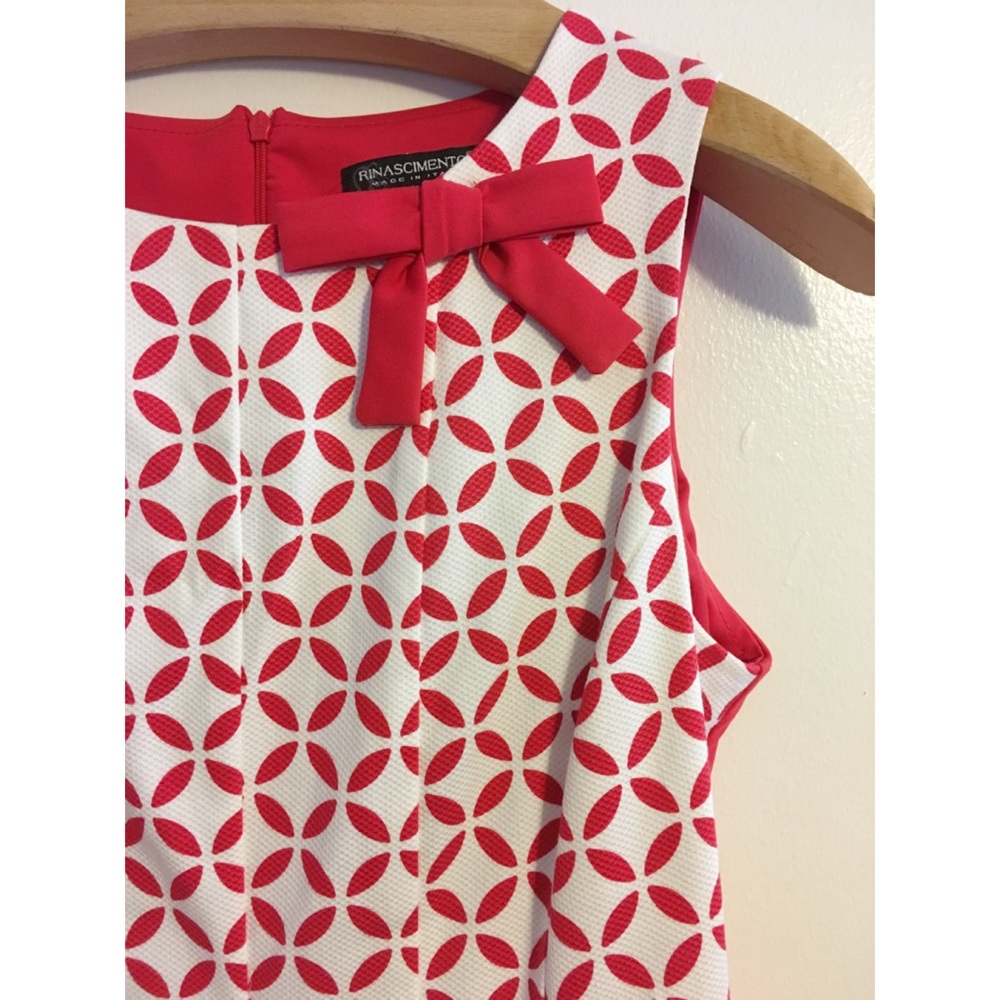 Rinascimento red dress with bow &key Large - Picture 3 of 7