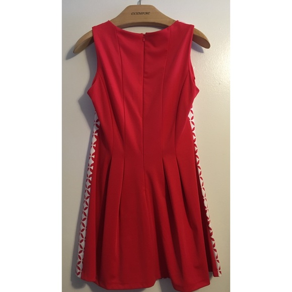 Rinascimento red dress with bow &key Large - Picture 2 of 7