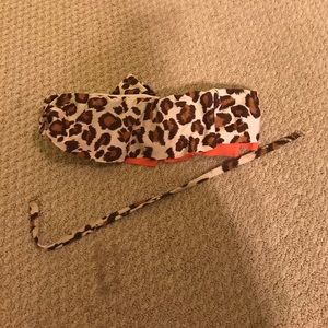 Leopard bathing suit top! Worn twice!