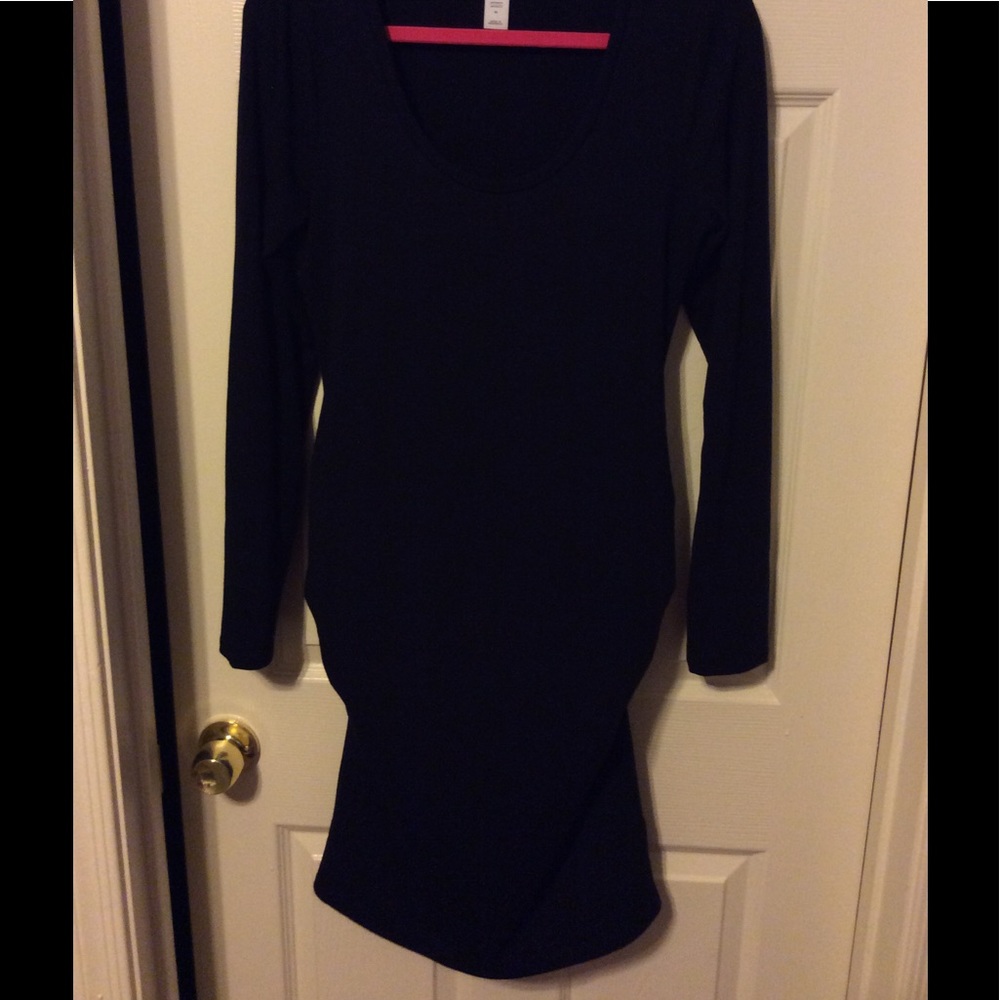 Old Navy black Maternity midi dress
