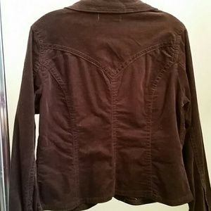 Brown corduroy jacket NWOT