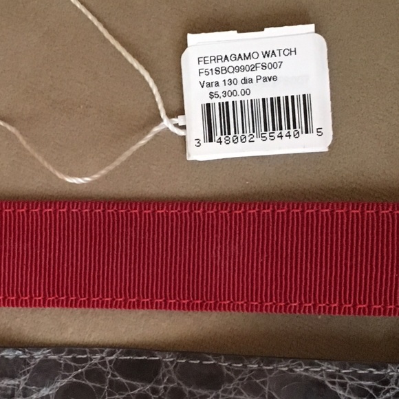Salvatore Ferragamo Diamond Pave Watch - Picture 7 of 8