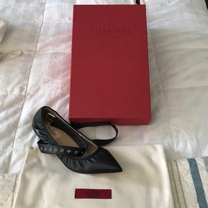 New with tags. Valentino rock stud flats