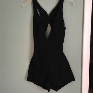 Asos Black Romper size 4