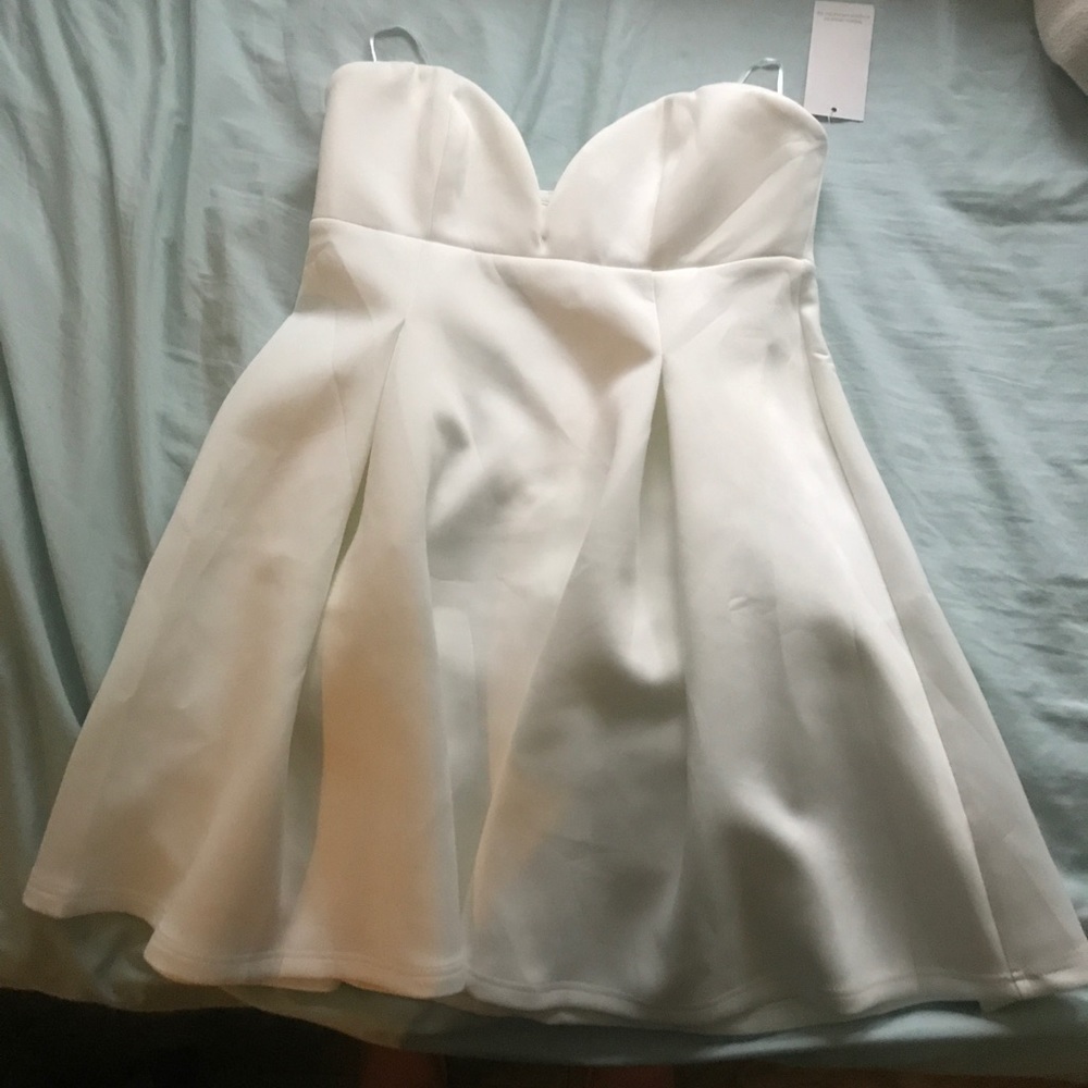 Ivory "Scarlett Strapless Dress"