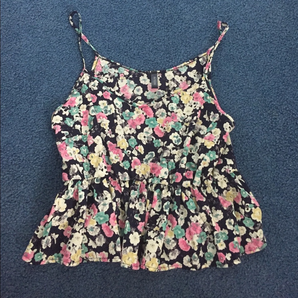 Floral tank top