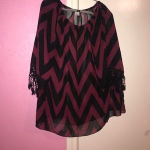 chevron blouse