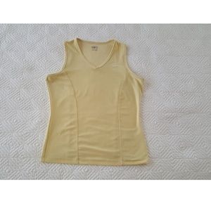 NIKE Fit-Dry Yellow Workout Tank