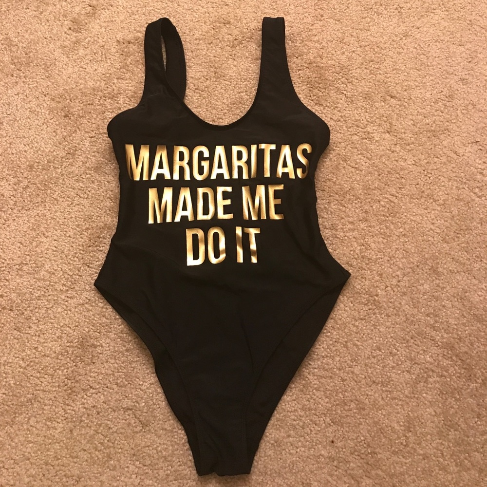 "Margarita's Made Me Do it" One-Piece SwimSuit