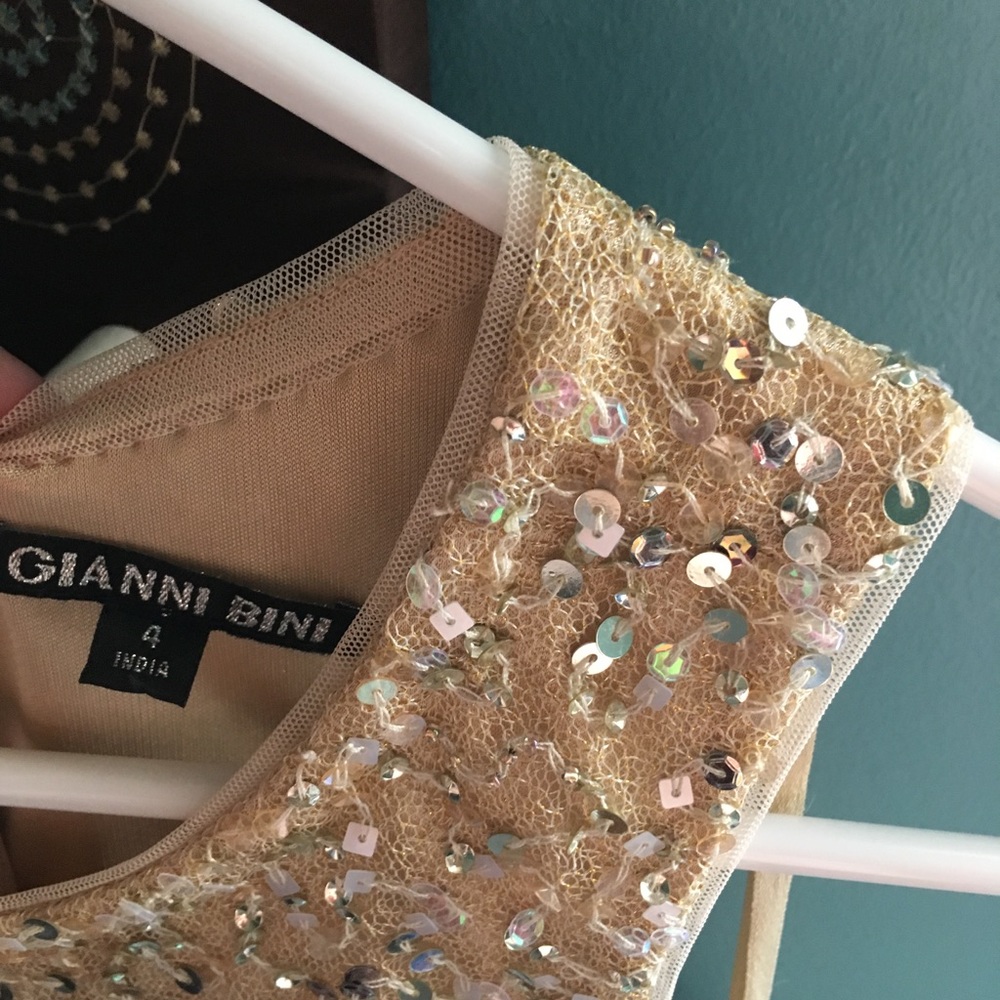 Gianni Bini Beaded Trapeze Dress - Picture 2 of 4