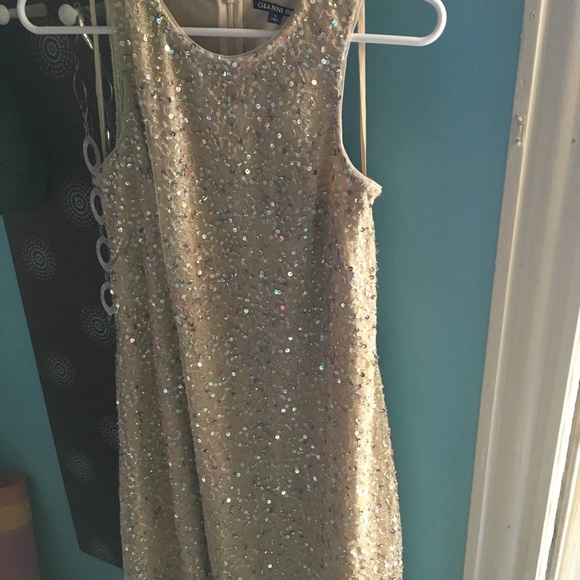 Gianni Bini Beaded Trapeze Dress - Picture 4 of 5
