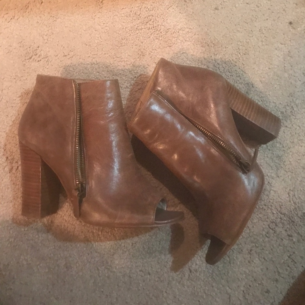 Peep-Toe Booties