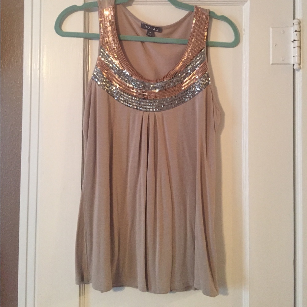 Flowy Sequined Blouse