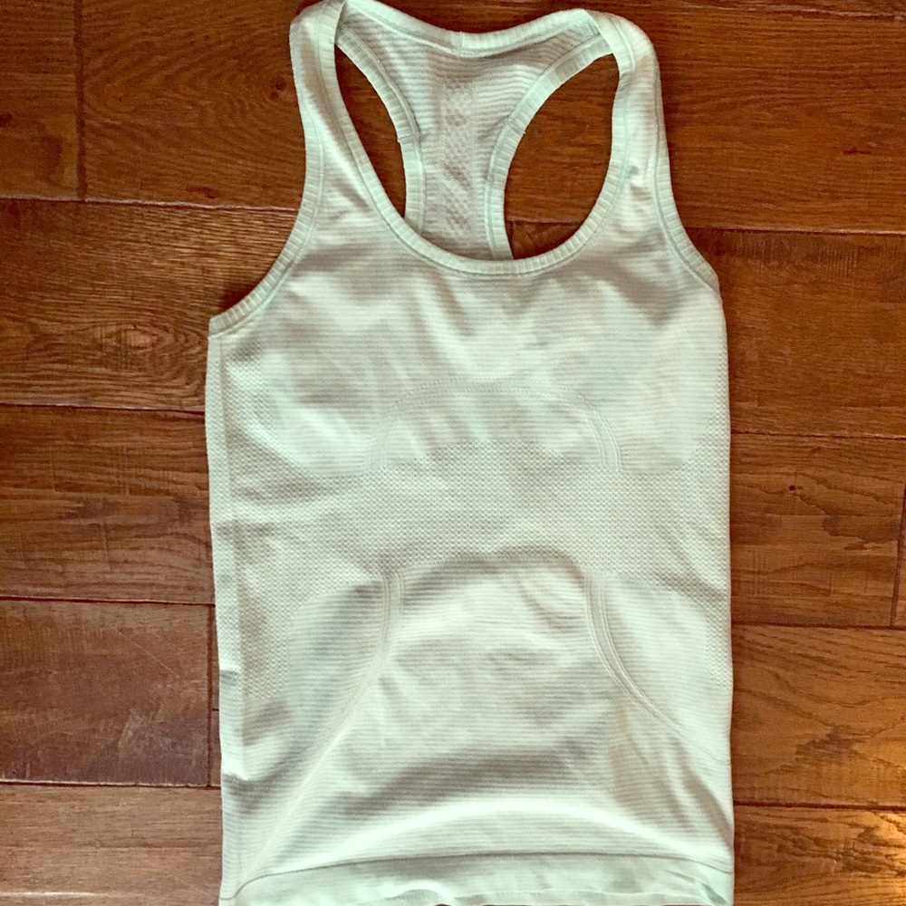 Lululemon Swiftly Tech Tank Top Mint Green Blue- 4