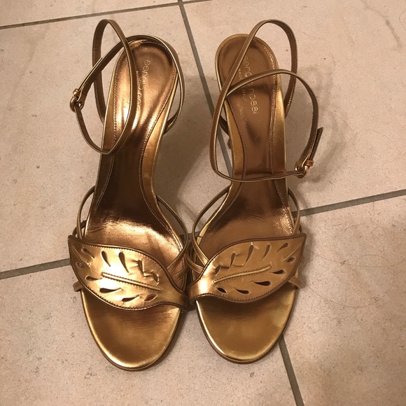 gold leaf shoes