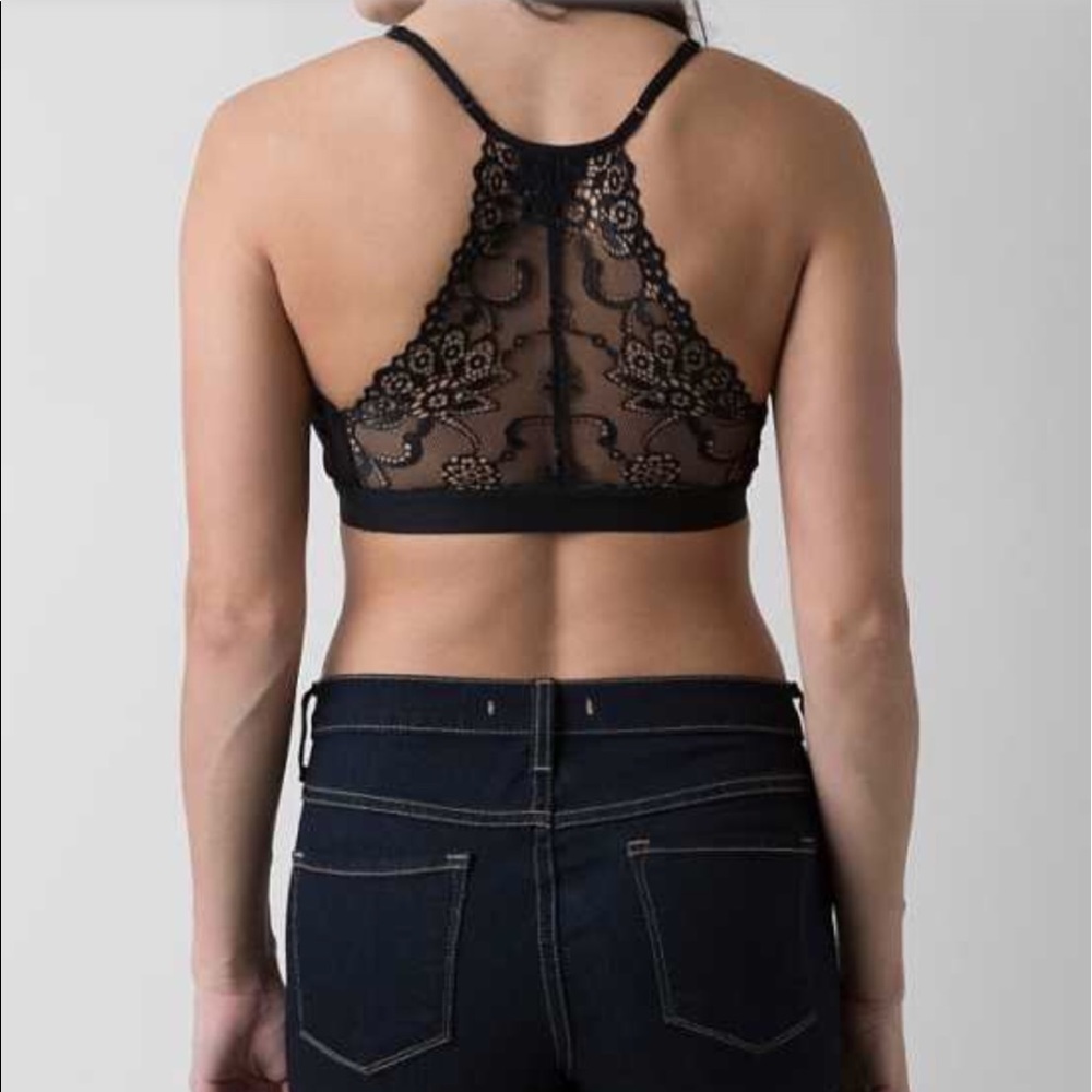 ISO Black lace bralette