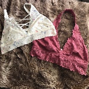 Final sale 2 VS PINK Lace Bralettes