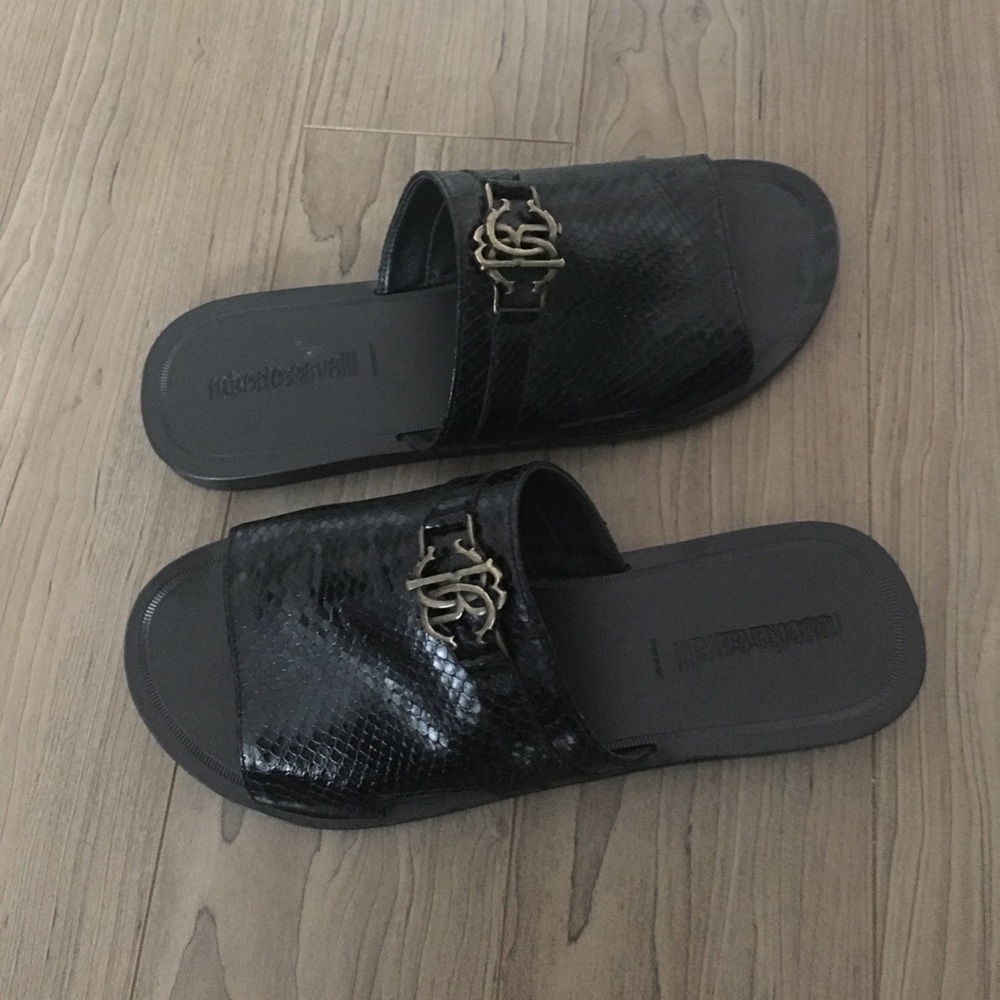 Roberto Cavalli slipper/slide (Brand New)