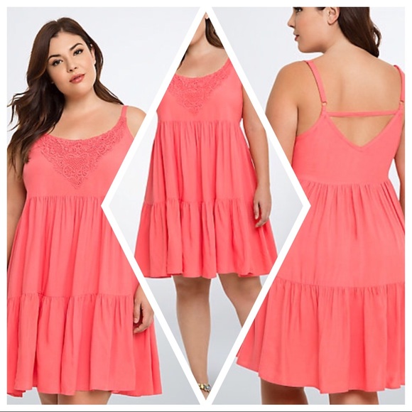 torrid Dresses & Skirts - Plus Size Torrid 3 Tiered Trapeze Dress