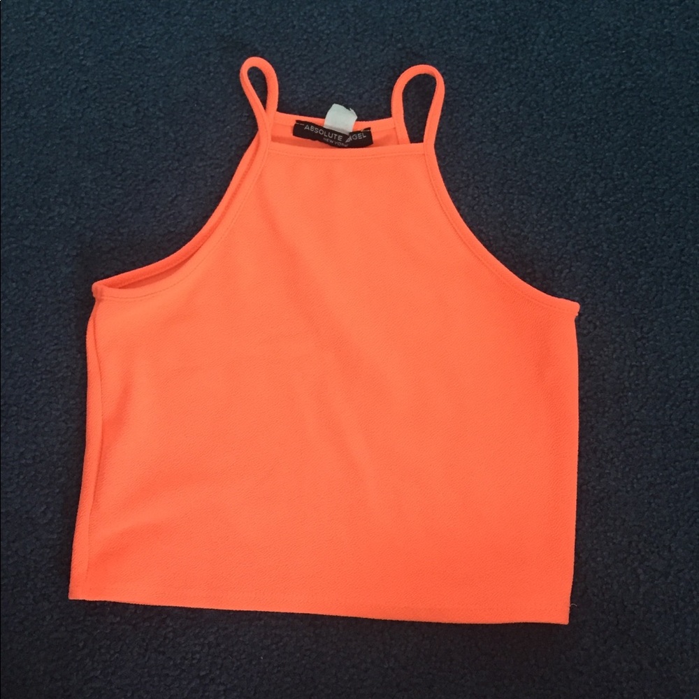 High neck crop top