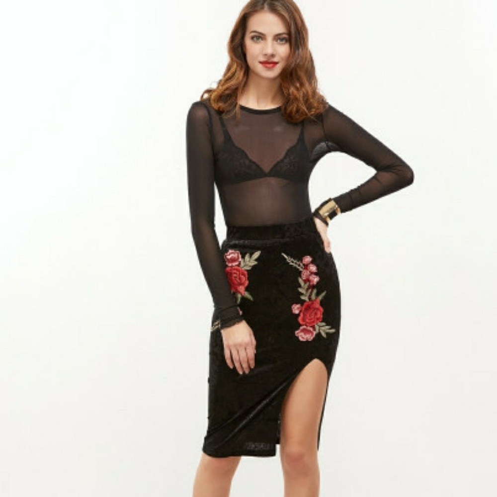 ⚡ Missguided Midi Skirt