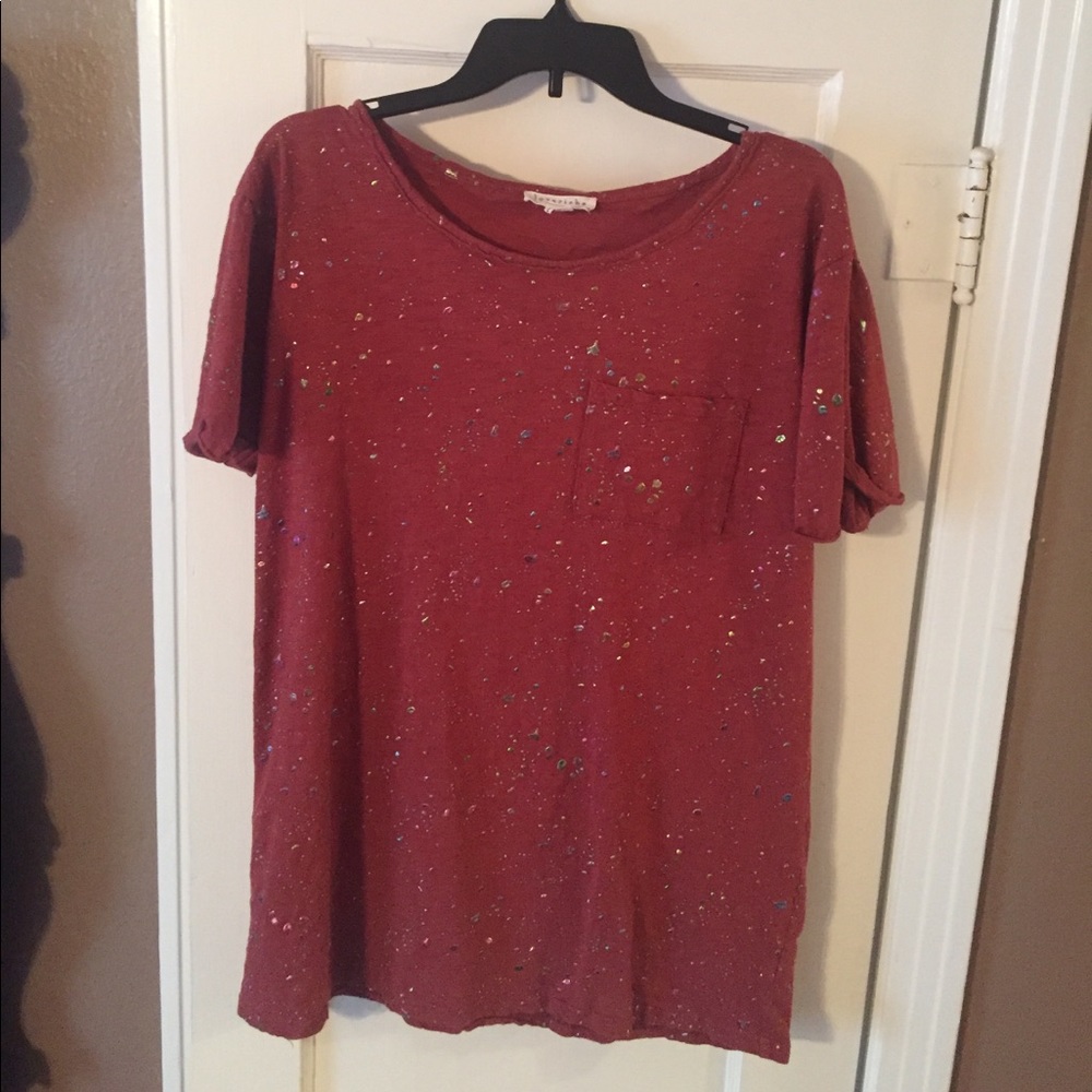 Iridescent Splatter-Paint Cotton Dress