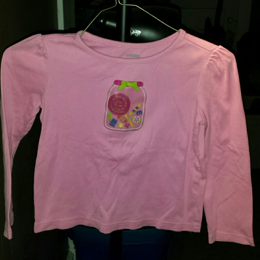 Girls pink top