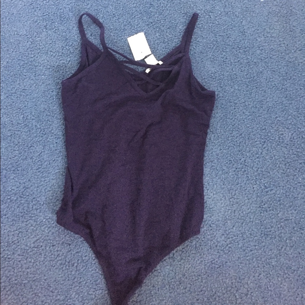 New with tags navy bodysuit