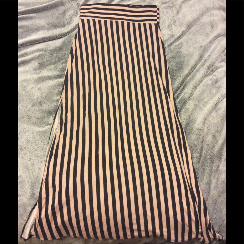 Charlotte Russe striped Maxi skirt