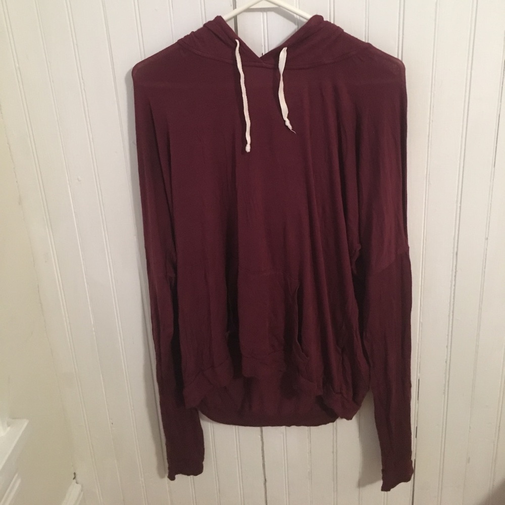 Brandy Melville Loose Hooded Top