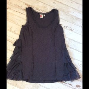 Anthropologie Ruffled Tank