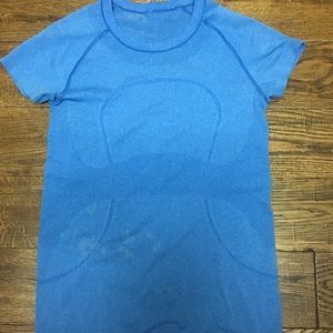 Lululemon Swiftly Tech Short Sleeve Top Blue- 8
