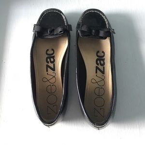 Women's 7 1/2 Patent Leather Black Flats
