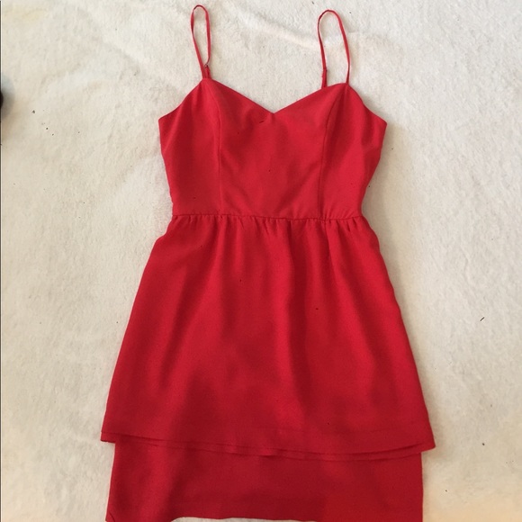 Bebe red cocktail dress - Picture 1 of 3