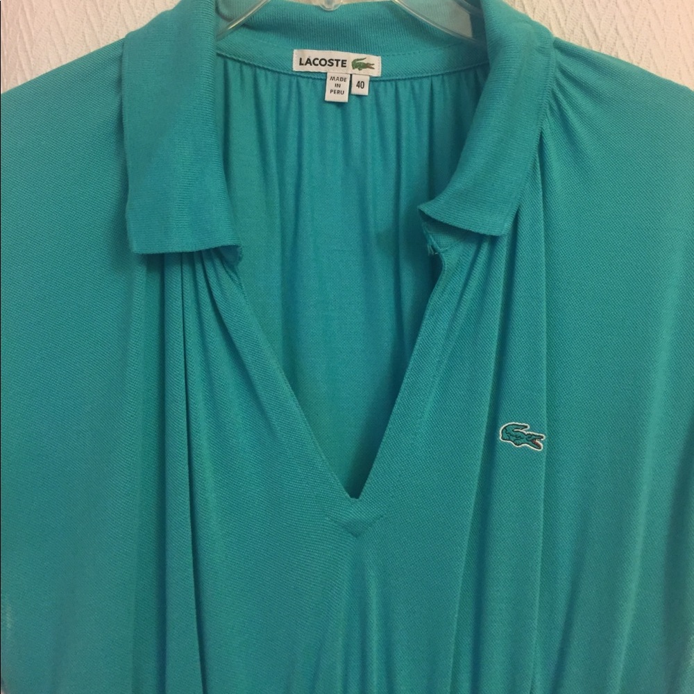Lacoste tee dress with collar