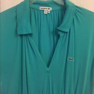 Lacoste tee dress with collar