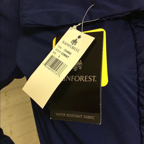 Rainforest Ruffle Front Rain Coat with Hidden Hood - Picture 6 of 8