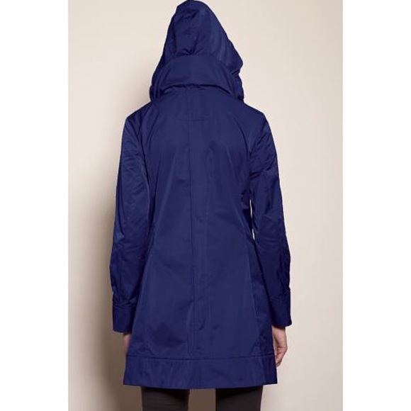 Rainforest Ruffle Front Rain Coat with Hidden Hood - Picture 8 of 8