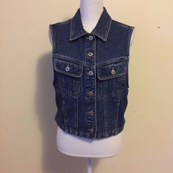 Liz Claiborne Jackets & Blazers - Vintage Liz Claiborne Denim Vest Medium