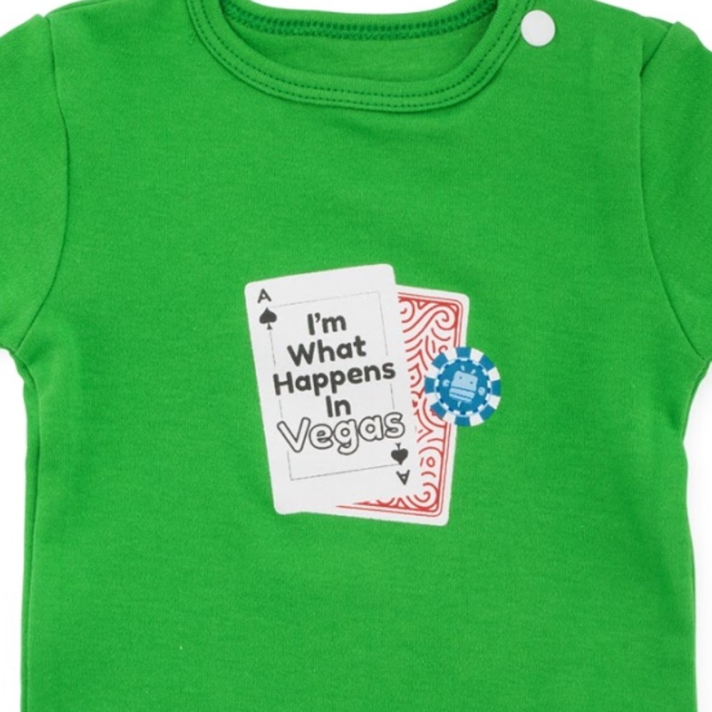 Funny Baby Onesie Vegas