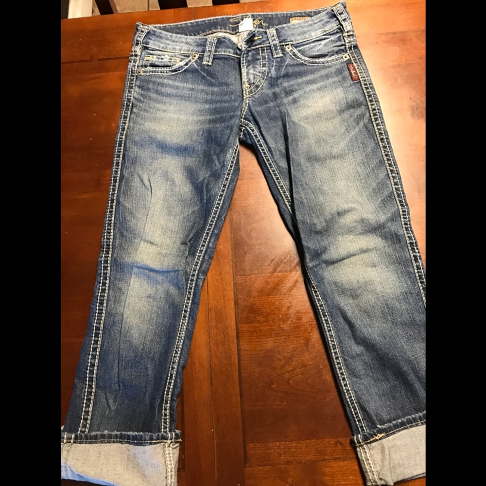 Silver Frances capris 27