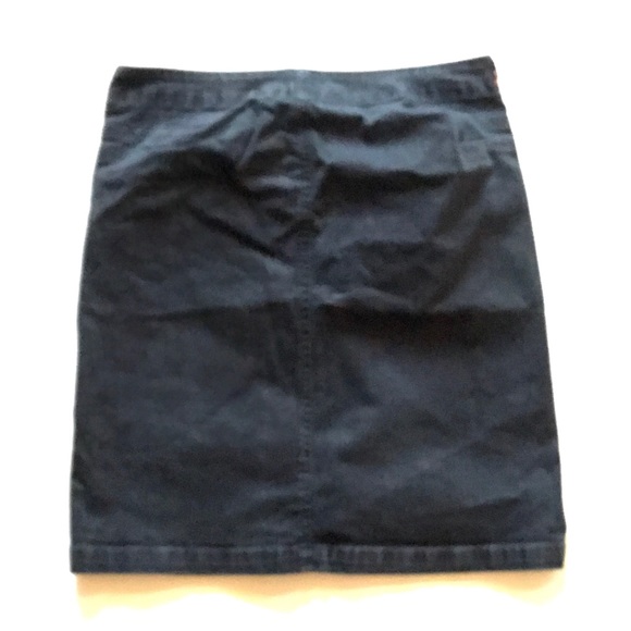 7 For All Man Kind Black Denim Stretch Skirt - Picture 4 of 4