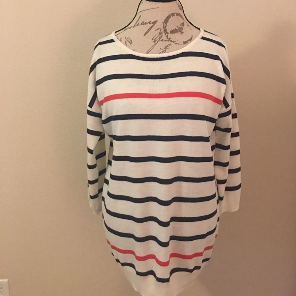 Market & Spruce Striped Sweater