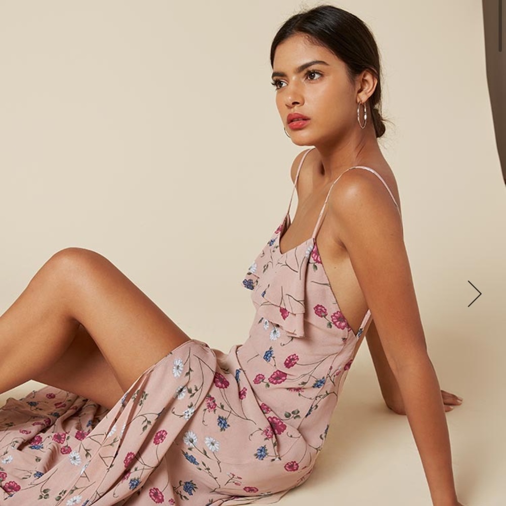 Reformation Gertrude Dress in Eden