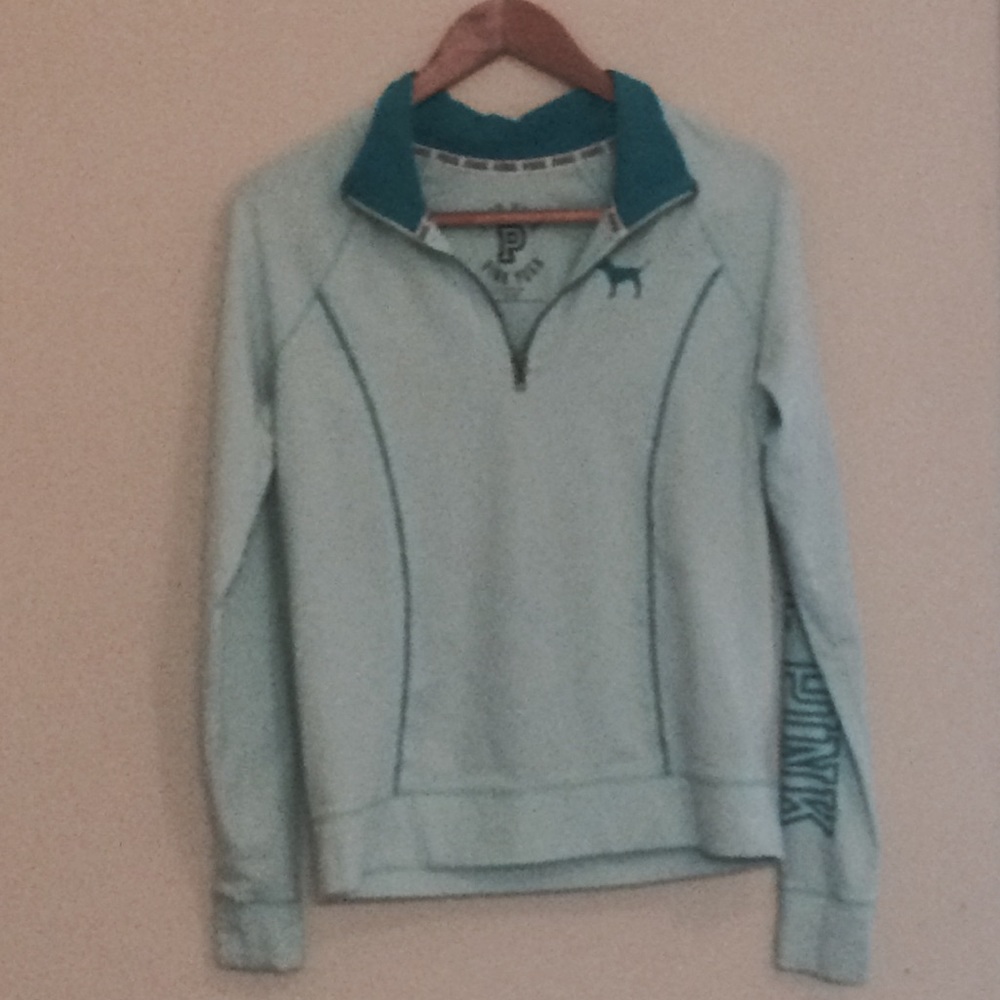 Pink yoga quarter zip- medium