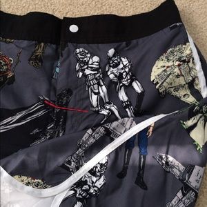 Star Wars Mens Medium Board Shorts Swim Trunks