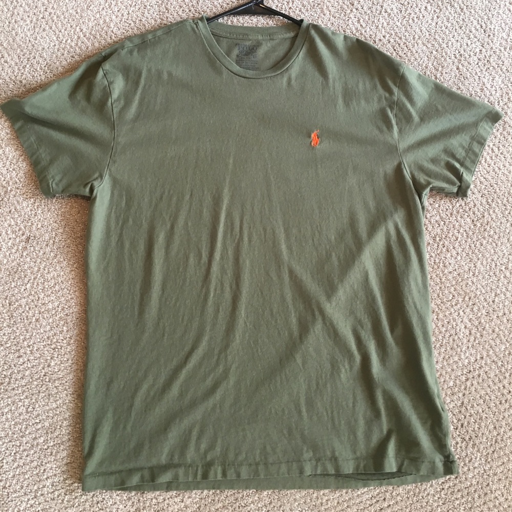 Ralph Lauren T-Shirt Green (w/ orange horse)