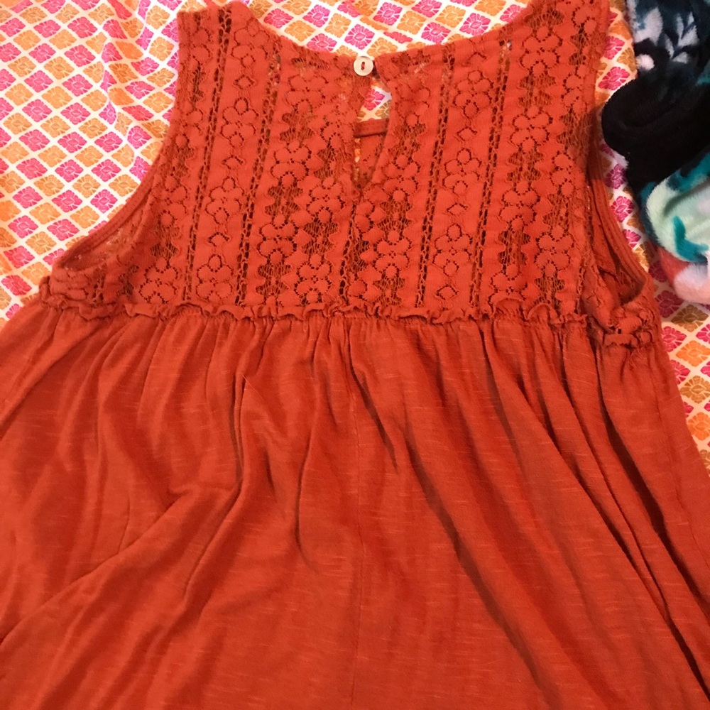 burnt orange tank