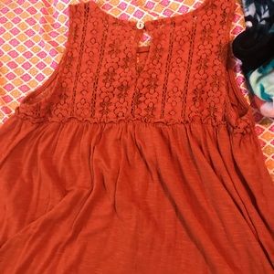 burnt orange tank