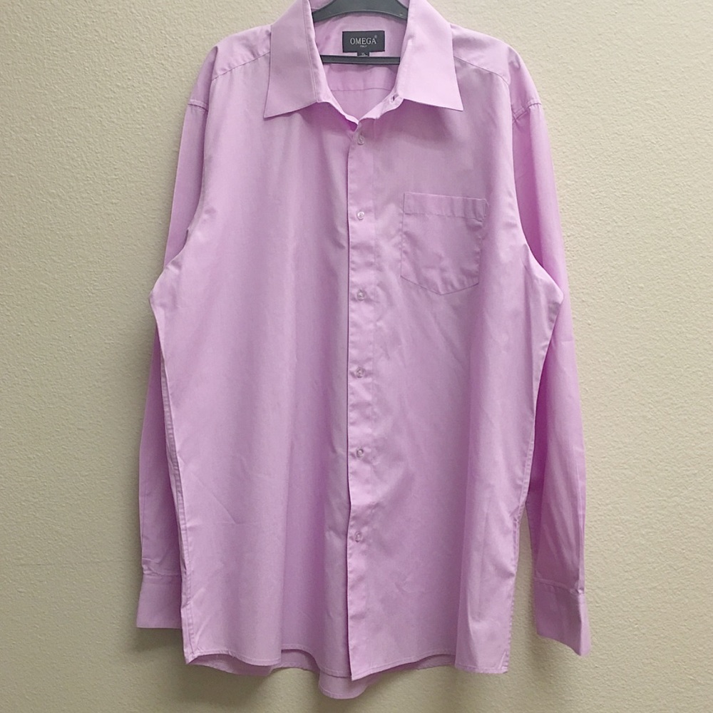 Regular fit long sleeve dress shirt